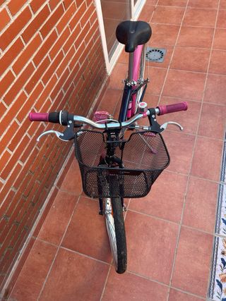 Bicicleta infantil Btwin rosa 6-10 años