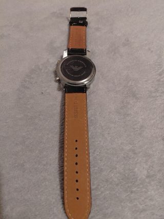 Reloj Emporio Armani Negro y Plateado