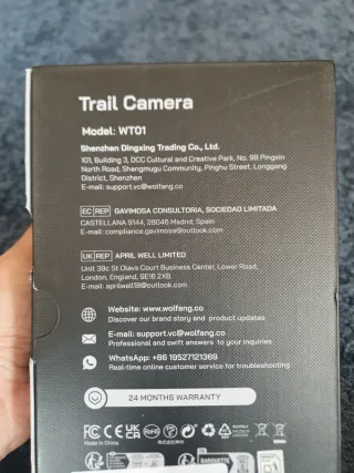 Cámara Fototrampeo WOLFANG HD