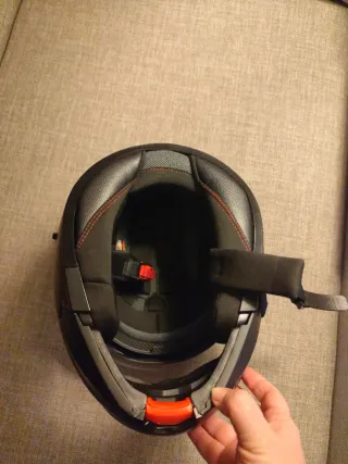 Casco Moto Negro Trophy