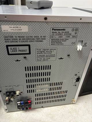 Mini cadena Panasonic 5 CD