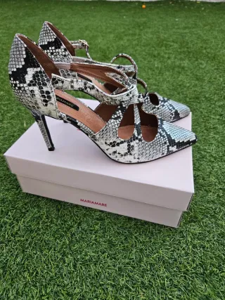 Zapatos tacón Mariamare piel serpiente T40