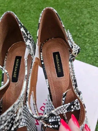 Zapatos tacón Mariamare piel serpiente T40