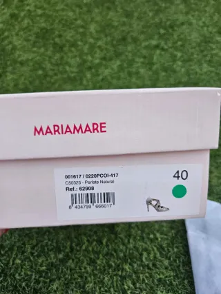 Zapatos tacón Mariamare piel serpiente T40