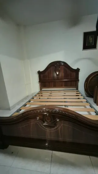 Estructura de cama de madera 135cm