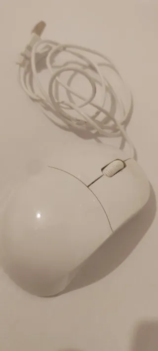 Ratón de ordenador con cable blanco newway nm 255