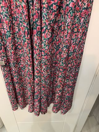 Vestido largo floral Talla s