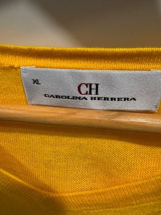 Camisola Carolina Herrera Amarela Tamanho XL