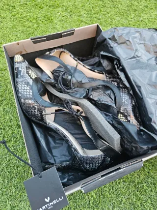 Zapatos de tacón Martinelli piel serpiente