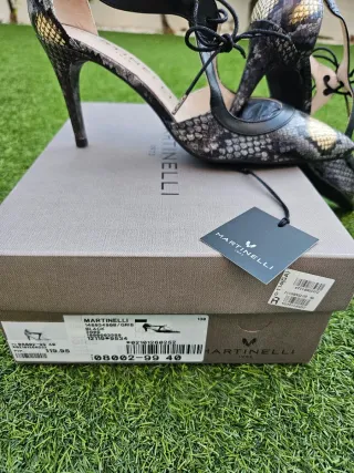 Zapatos de tacón Martinelli piel serpiente