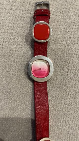 Reloj Custo Barcelona Pulsera Rojo