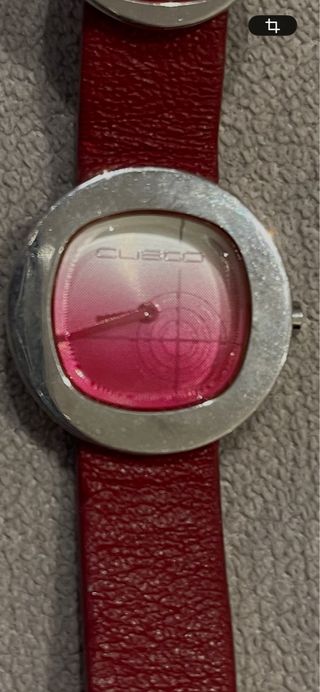 Reloj Custo Barcelona Pulsera Rojo