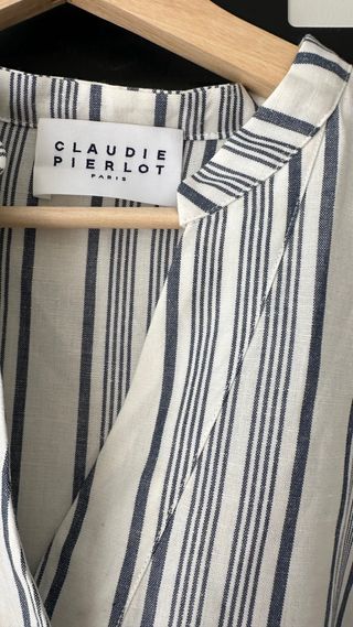 Vestido Claudio Perillio Talla 38/M Rayas