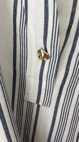 Vestido Claudio Perillio Talla 38/M Rayas