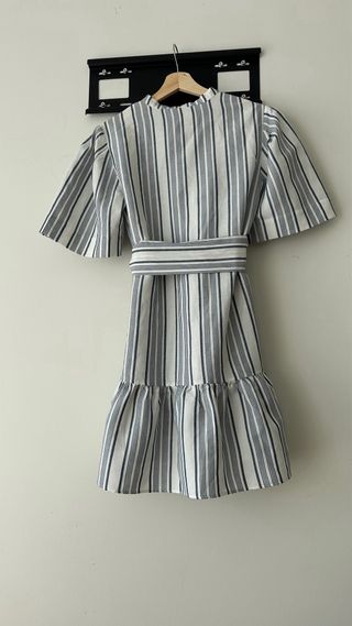 Vestido Claudio Perillio Talla 38/M Rayas