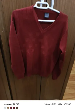 Jersey de hombre rojo