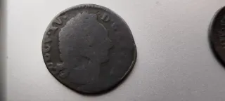 🇫🇷 2 Monedas de Luis XV de Francia. Siglo XVIII