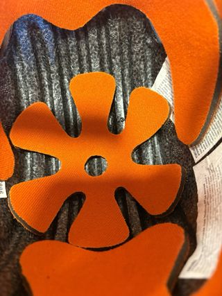 Casco de esquí naranja talla S