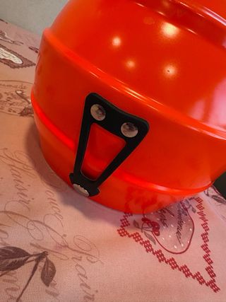 Casco de esquí naranja talla S