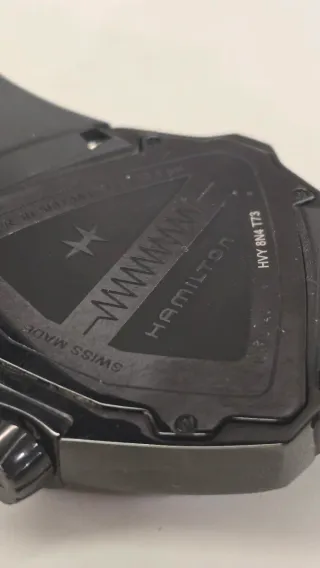 Reloj Hamilton Ventura XXL Bright Negro/led rojo