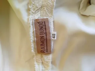 Vestido de Novia encaje y gasa