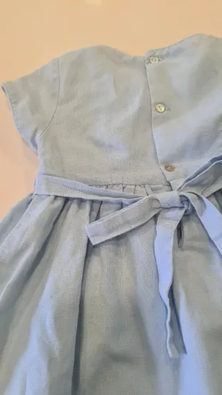 Vestido azul festa menina 4 anos.