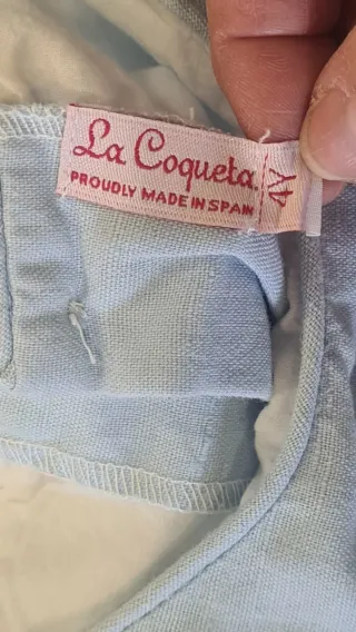 Vestido azul festa menina 4 anos.