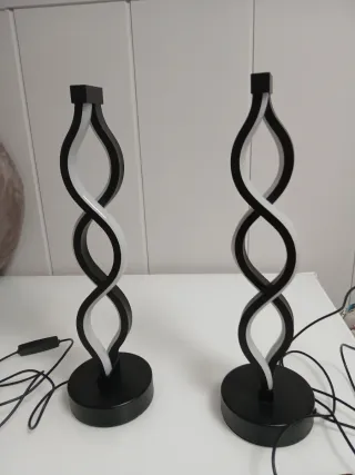 2 Lámparas Mesa Diseño Moderno