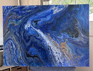 Cuadro abstracto E. Lorente