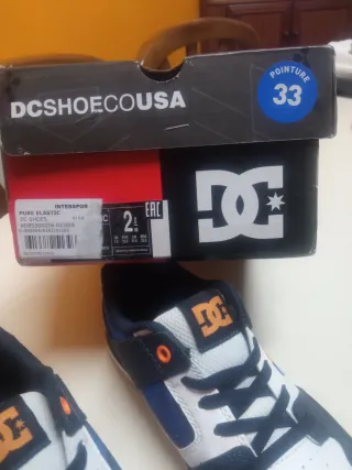 Zapatillas DC Shoes Talla 33 Nuevas