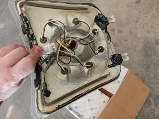 Piloto trasero Vespa GTS Plata/Rojo