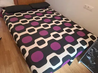 Sofá cama libro tela metal