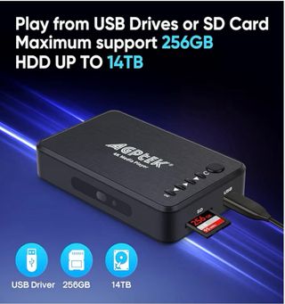 AGPTEK Reproductor Multimedia 4K