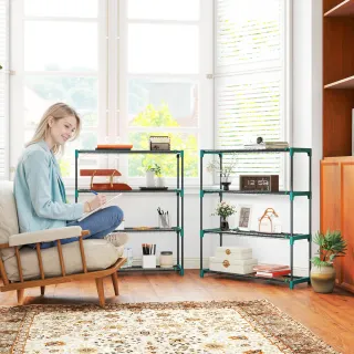 Juego 2 Estanterías Plantas 4 Niveles