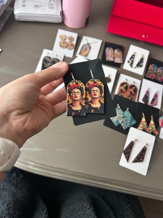 Pendientes Frida Kahlo