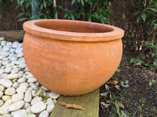 Maceteros de barro. 3 diferentes.Precio por unidad