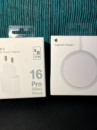 Lote Cargador Apple 35W y Cable  MagSafe