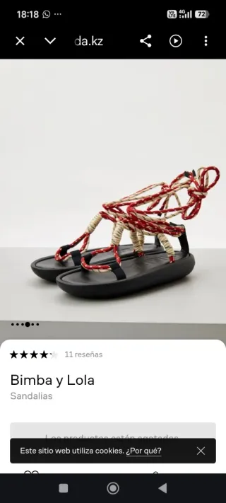 Sandalias Bimba y Lola Planas