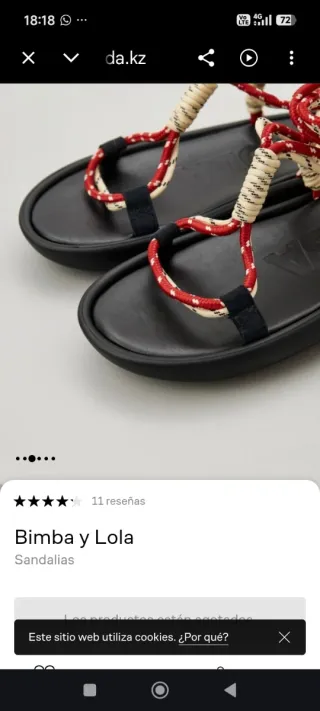 Sandalias Bimba y Lola Planas