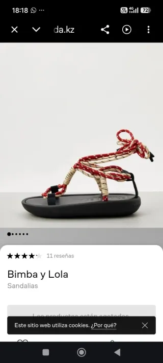 Sandalias Bimba y Lola Planas