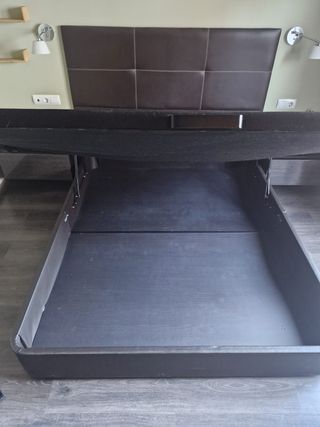 Dormitorio completo: Cama 1.60 + 2 Mesitas