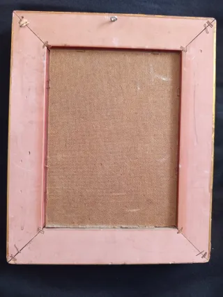 Cuadro niña con gato