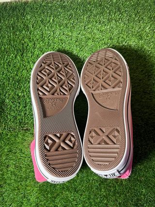 Converse Ctas Hi Rosa con Plateau