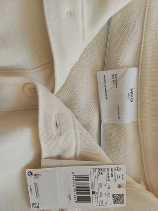 Sudadera chico Mango Beige Talla XXL