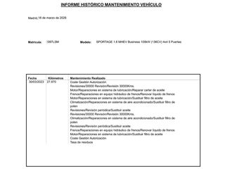 Kia Sportage 1.6 MHEV Business 4x4 100 kW (136 CV)