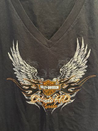 Camiseta Mujer Harley-Davidson Orlando Negra