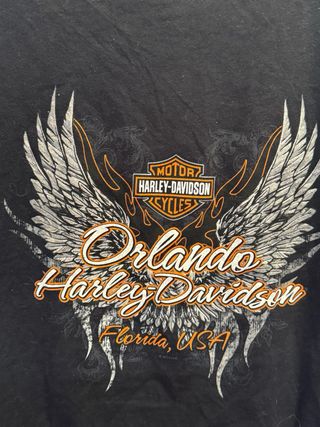 Camiseta Mujer Harley-Davidson Orlando Negra