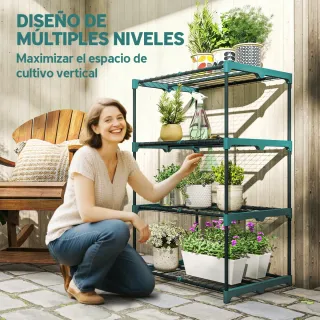 Estantería para plantas 4 niveles
