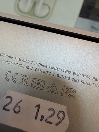 MacBook Air 13,3 8+128GB con Garantía