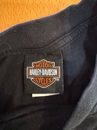 Camiseta Harley-Davidson Negra Chico
